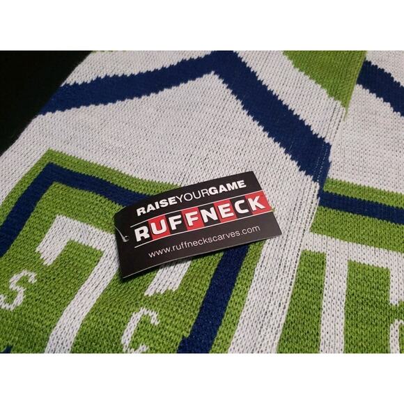 Seattle Sounders FC Ruffneck Scarf New With Tag Season Ticket Member MLS Soccer - Picture 3 of 3